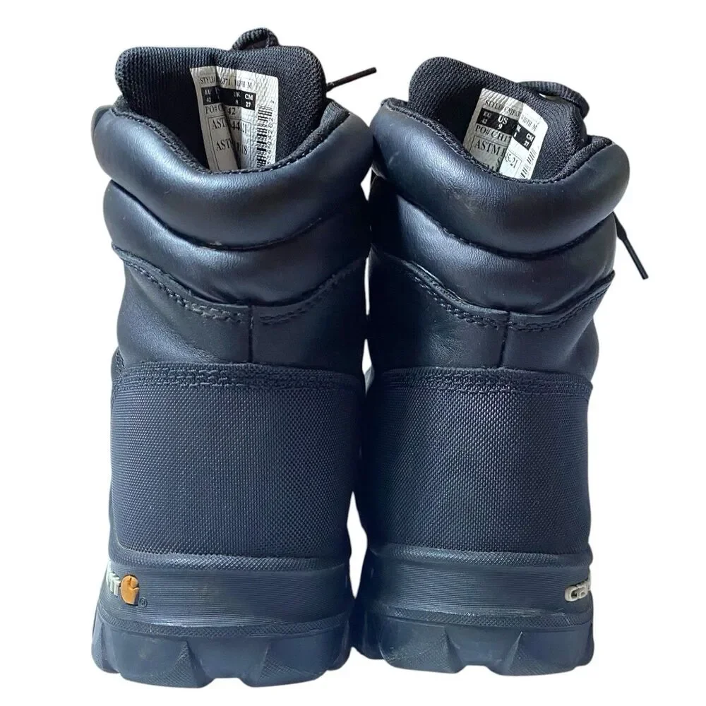 Carhartt Rugged Flex 6-Inch Waterproof Composite Toe Boots Mens 9 Black CMF6371
